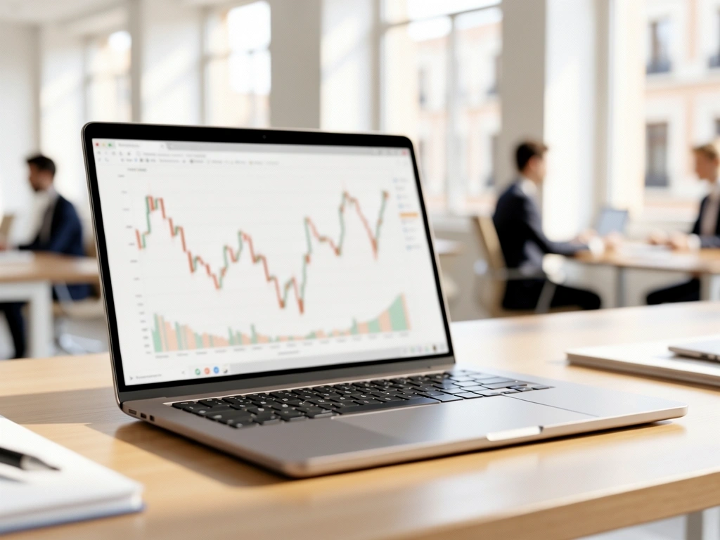Entorno de análisis financiero en Barcelona